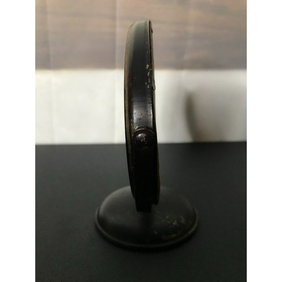 Antique Nathan M Stone Chicago Oval Metal Frame Family Photo Baby & Girl - Picture 7 of 11